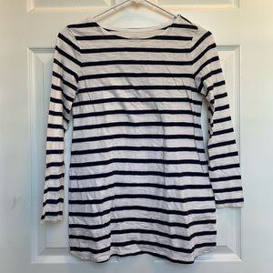 Striped 3/4 Sleeve Maternity Top